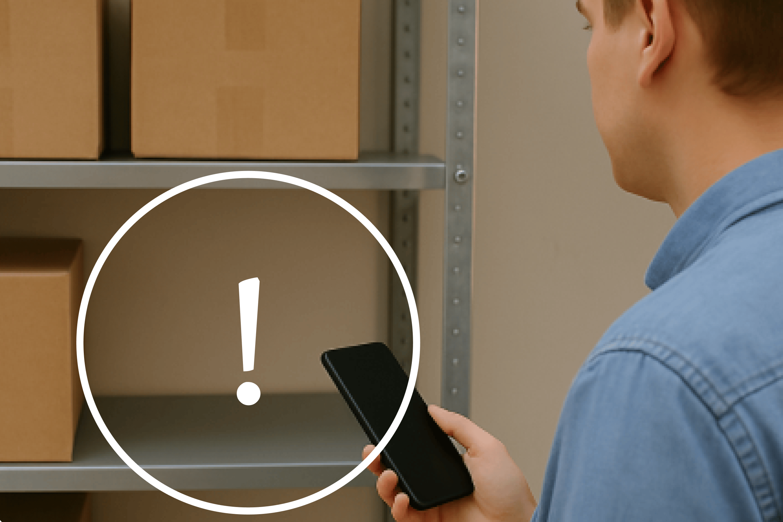 A person looking at shelves